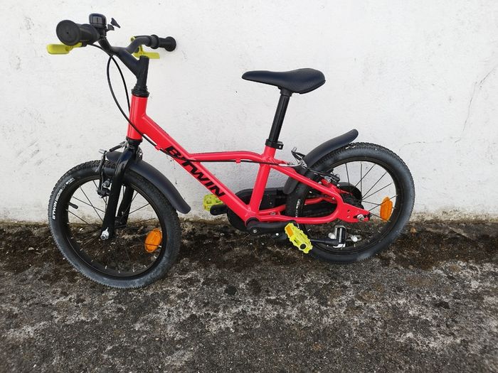 Child's Red Bike