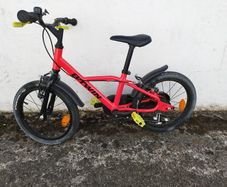 Child's Red Bike