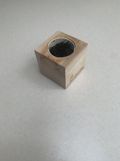 herb wooden thyme pot