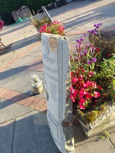 Mayo All-Ireland carved stone