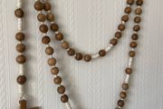 Vintage Wall Rosary Beads