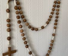 Vintage Wall Rosary Beads