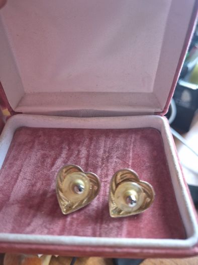 Vintage Heart Earrings