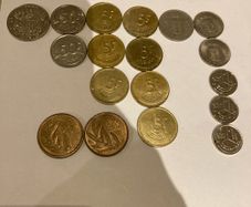 Belgium coin lot of 18 coins