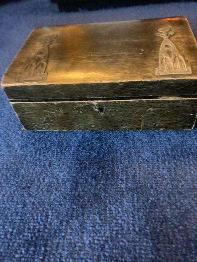 Antique Wooden Box.