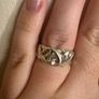 Vintage Tiffany and Co Silver Ring designed by Paloma Picasso- Triple Loving Heart Image 8