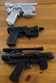 Star Wars 3d Printed Blasters Painted & Finished Cosplay / Kit Bashing