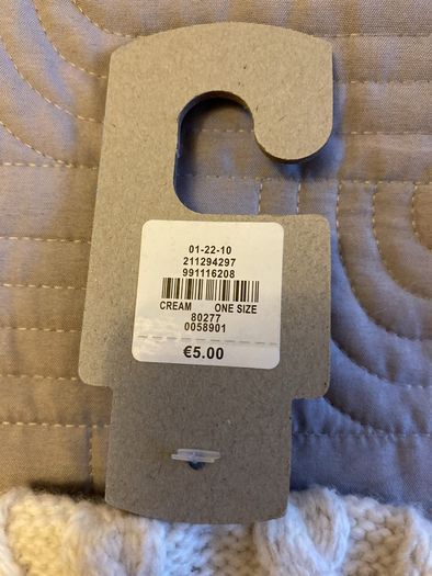 BNWT Penneys headband - Cream
