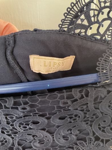 Girls Navy Lipsy Dress