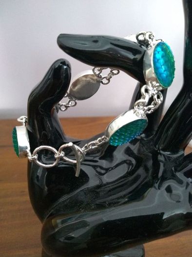 Bracelet with Fancy Dichroic Glass