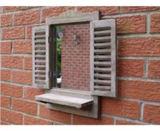 Mirror Shutter brown  small  D3051