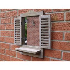 Mirror Shutter brown  small  D3051
