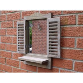 Mirror Shutter brown  small  D3051