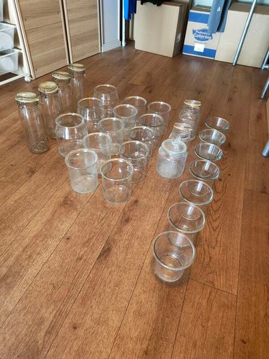 27x Glass Jars