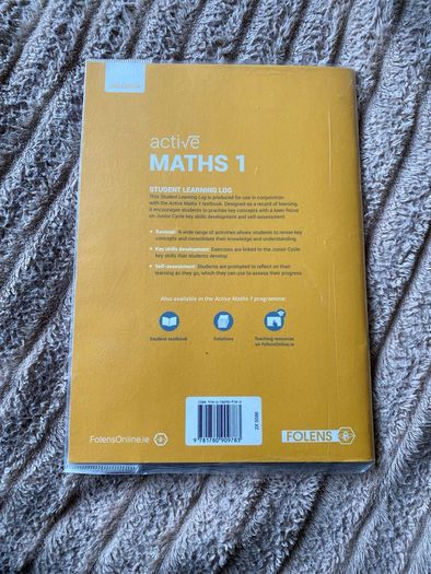 JC Active Maths 1 Textbook and Student Learning Log