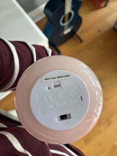 Pink Mushroom Lamp
