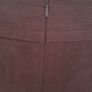 Size 10 - As New - A Beautiful Chocolate Skirt - Soft Fabric - Back Pleat & Hidden Zip - # Image 5
