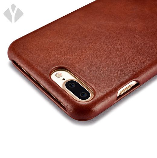 iPhone 7 Plus Curved Vintage Leather Case
