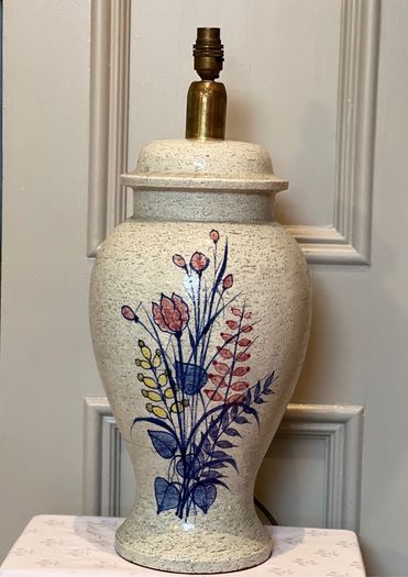 Large Vintage Italian Ceramic Lamp Base PRICE DROP