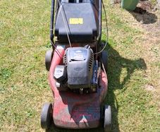 Petrol lawnmower