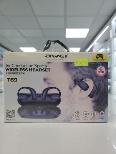 Awei T69 Air Conduction Sports Wireless Headset