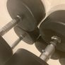 Dumbbell Set 22.5 - 35kg Round Rubber Image 5