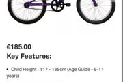 Apollo junior envy hybrid purple bike