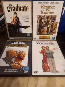 Dustin Hoffman Dvd Collection Bundle Papillon Tootsie Etc.