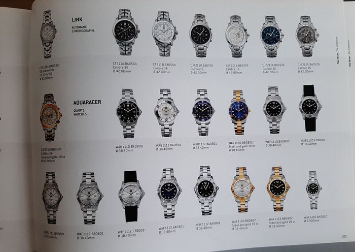 TagHeuer new hardback catalogue 2006/2007