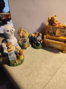 Collection Of 5 Vintage Children story Figurines.