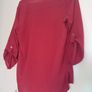 Top in redish pink, 3/4 sleeves Image 6