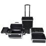 Multi-function 4 in 1 Beauty Cosmetic makeup nail hairdressing Beauty Case black Vanity Trolley Image 5