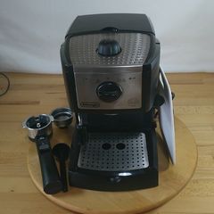 DeLonghi EC156.B Espresso Cappuccino Coffee Machine 15 bar 1100W Black Boxed Working