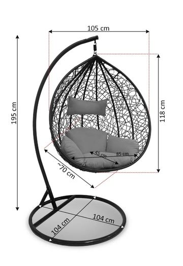 Summer Sale! Egg Chair Swing - Free Delivery