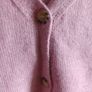 pink cropped cardigan Image 3