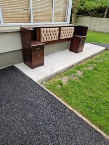 Double Headboard with Side Lockers