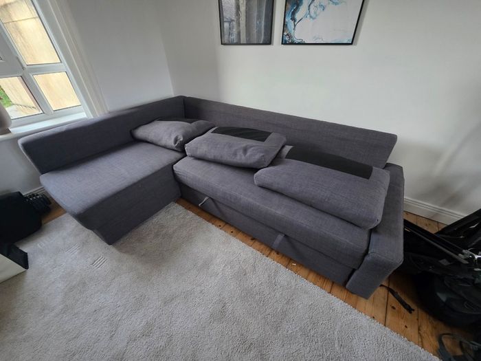 Corner Sofa-Bed with storage