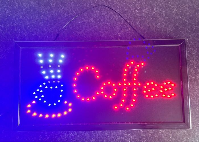 Restaurant Coffee shop led light sign
