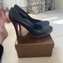 Gucci Black Leather Heals Image 6
