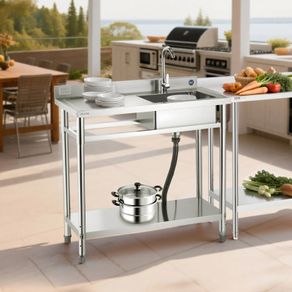 Stainless Steel Utility Sink Free Standing