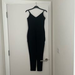 Penneys/Primark Black Strappy Jumpsuit - Size S