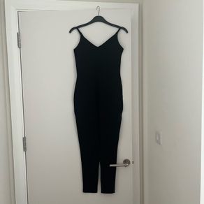 Penneys/Primark Black Strappy Jumpsuit - Size S