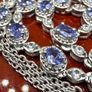 Tanzanite and Natural Zircon Necklace Image 8