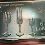 Vintage French Cristal d'Arques Longchamp Decanter and 6 Glasses Set Image 2