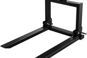 3 Point Hitch Pallet Fork 907.2 kg, Fork Attachment for Category 1 Tractor, 64.8x55.9x104.1 cm,