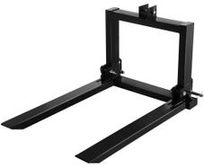 3 Point Hitch Pallet Fork 907.2 kg, Fork Attachment for Category 1 Tractor, 64.8x55.9x104.1 cm,