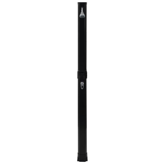 Foldable Solar Shower Black 214 cm 23 L