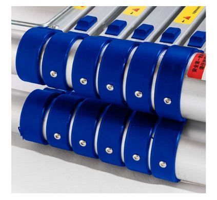 Ladder,Portable 3.8M-7.8M Multi-Purpose Telescopic Ladders Max. Loading of 150Kg Aluminium Fodable Extendable Extension Steps Ladder