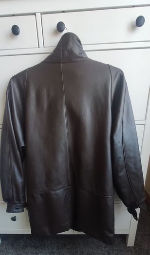 Authentic Vintage Sardar Soft Leather Jacket Rare Embossed Detail  Size 16 (Fits M-L Oversized)
