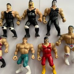 Mannix bootleg wrestling action figures